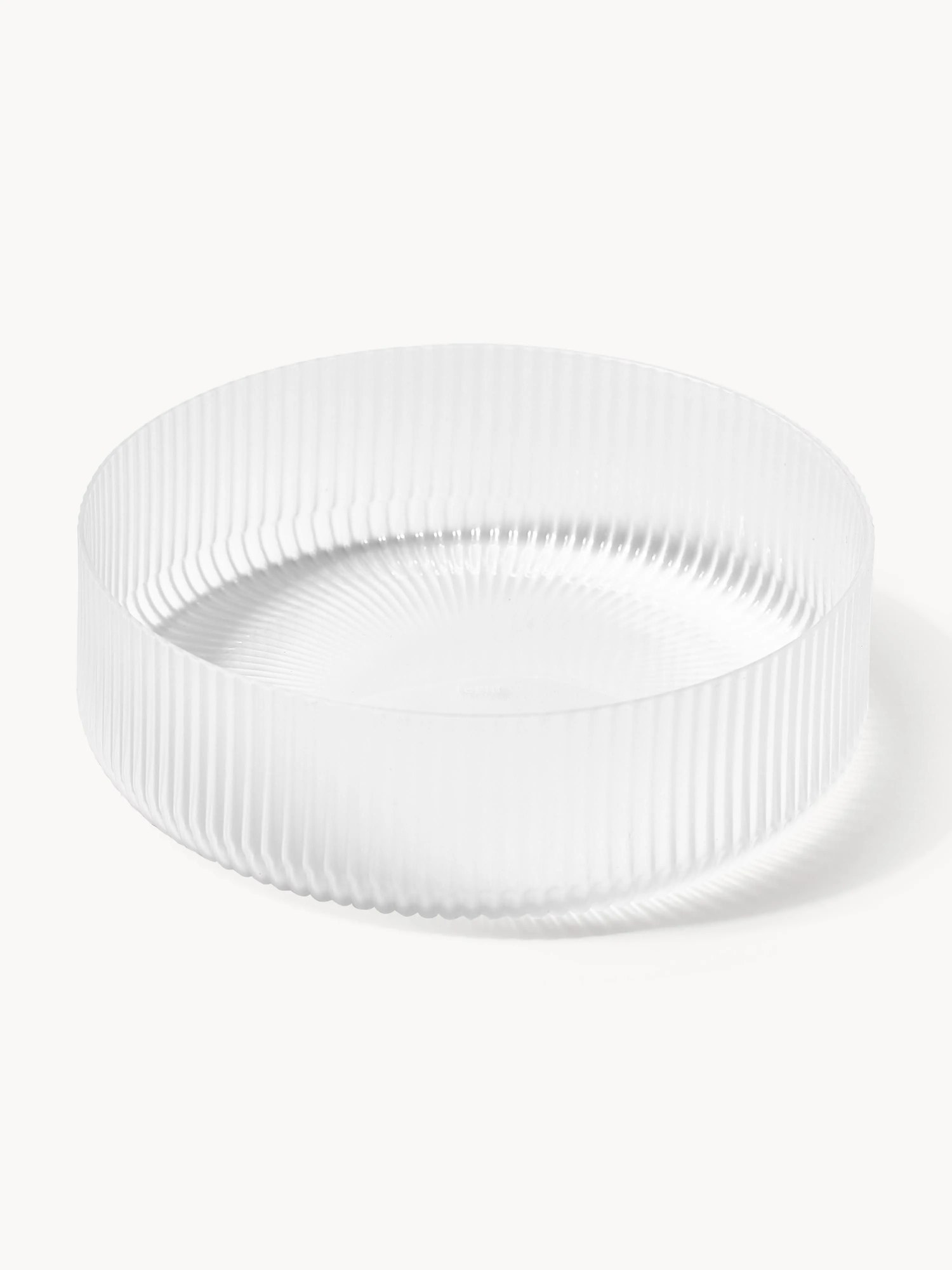 Ručne fúkané servírovacie misky Ripple, 4 ks
