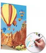 Maľovanie podľa čísel LET BALÓNOM – nízka náročnosť 40x60 cm