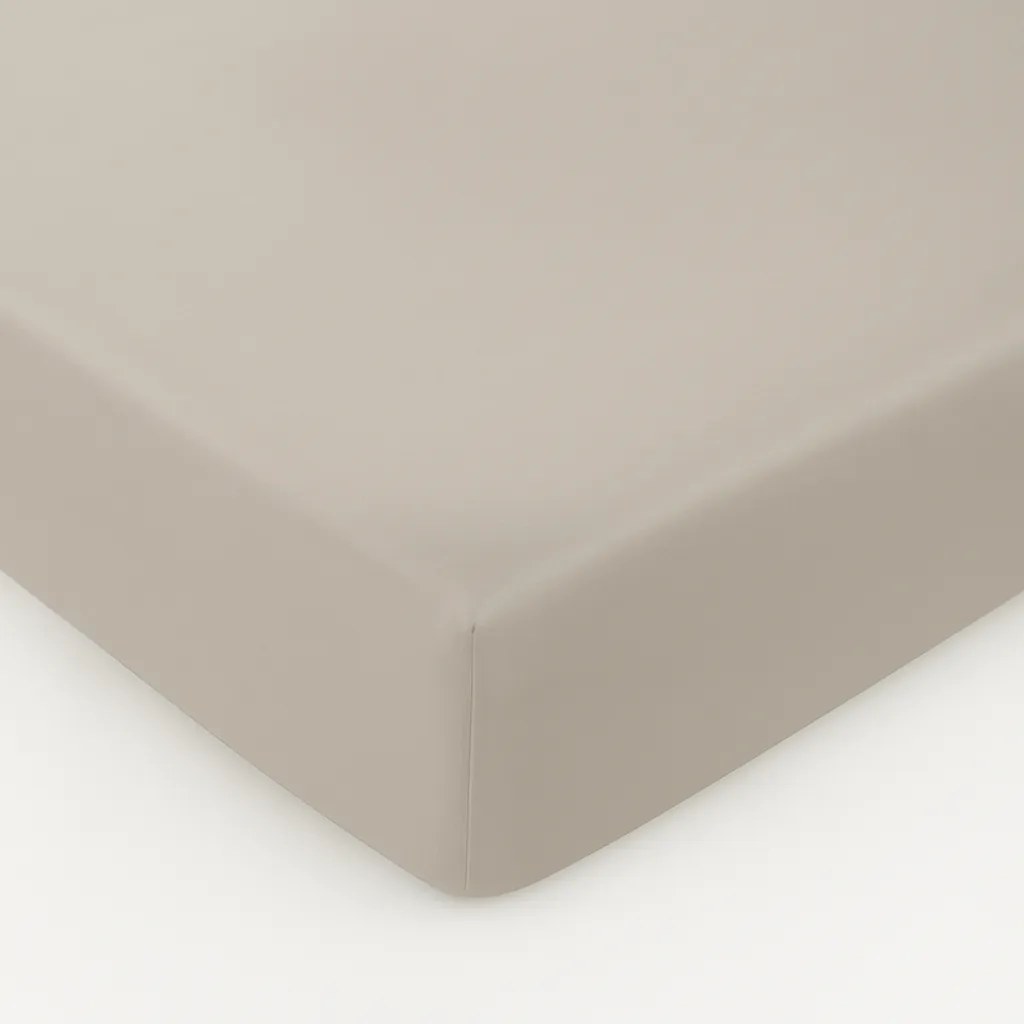 INTERMEDIC SK Saténové prestieradlo by Queen Plačková – taupe 180×200 cm