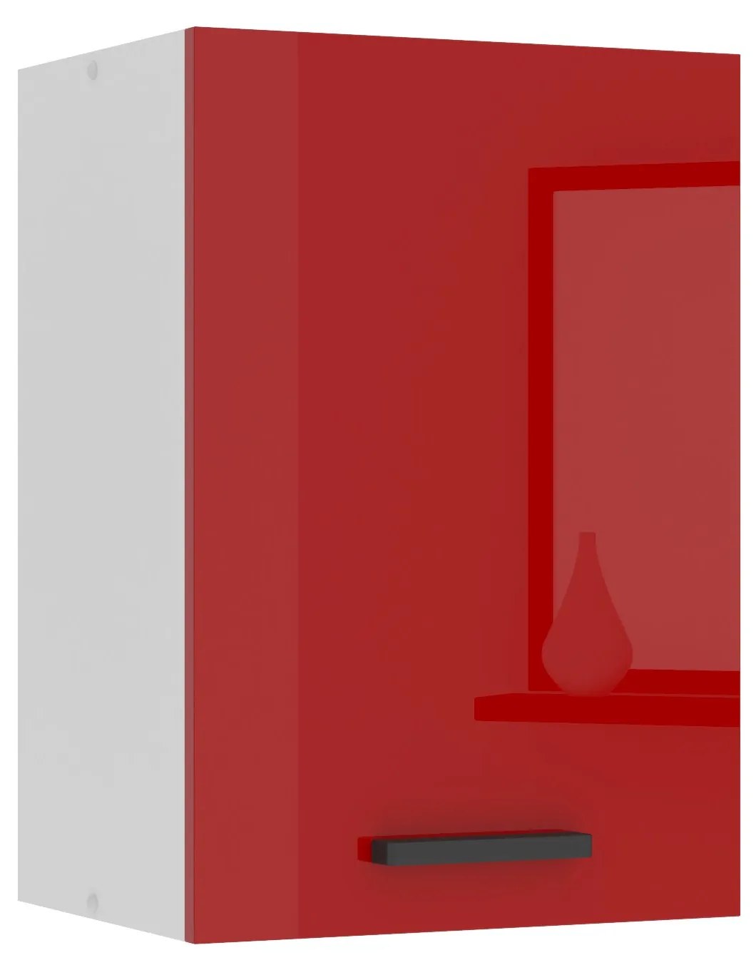 Kuchynská skrinka Belini Premium Full Version horná 40 cm červený lesk