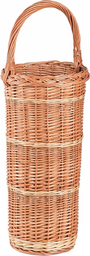 Kôš na dáždniky prútený Duha I.priemer 27 x v. 52/72(cm)