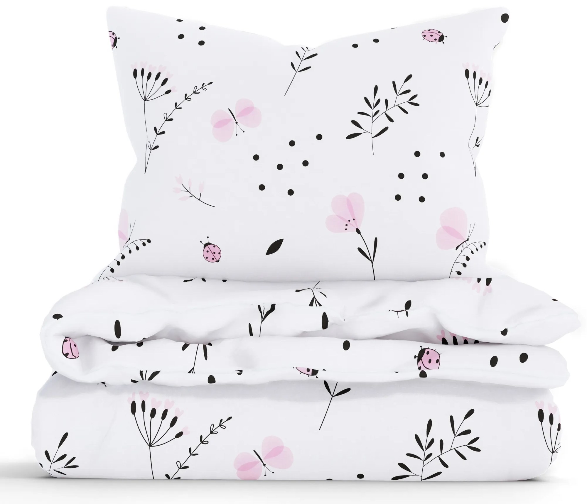 Predĺžené bavlnené obliečky Renforcé – Lúka