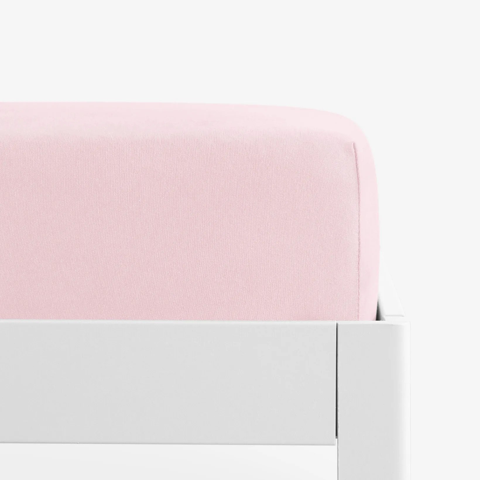 Goldea plachta jersey s napínacou gumou - pastelovo ružová 180 x 200 cm