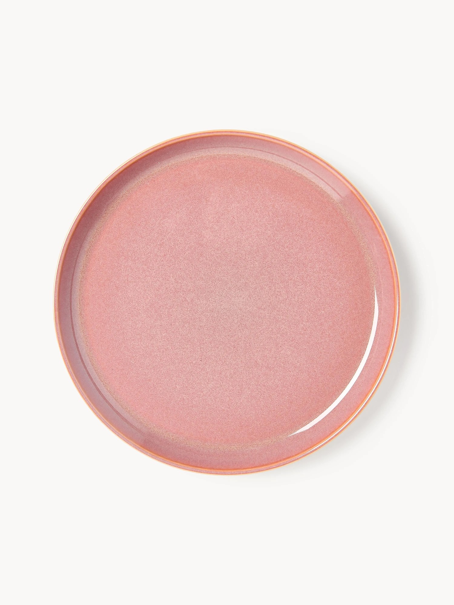 Raňajkové taniere's reaktívnou glazúrou Havana, 4 ks