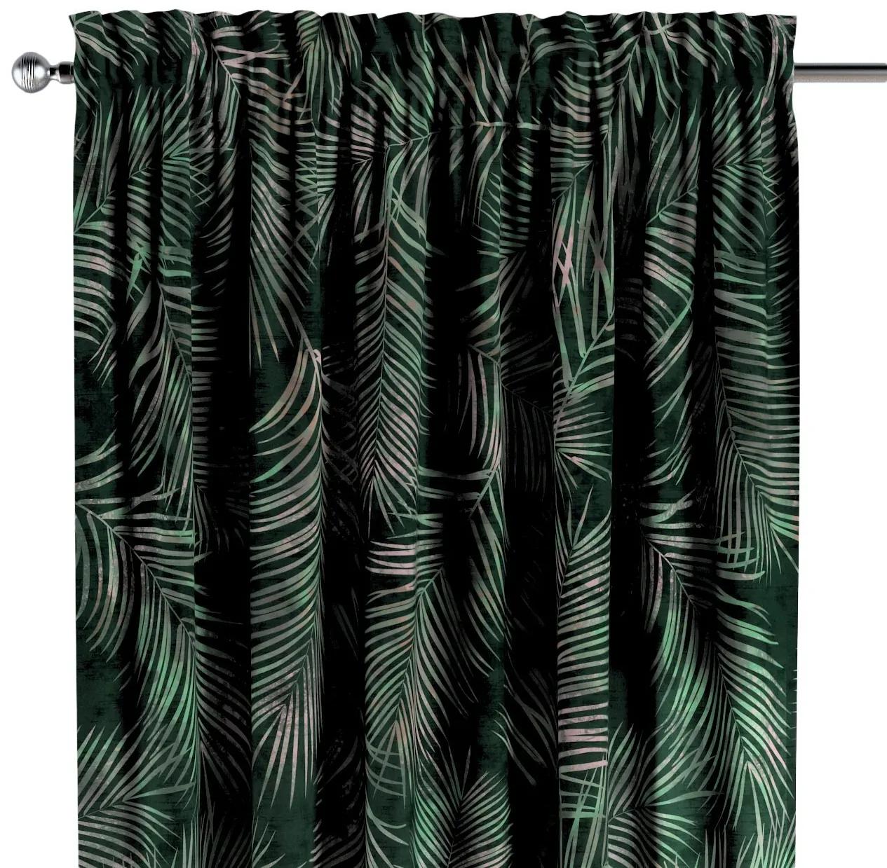 Záves s tunelom a volánom