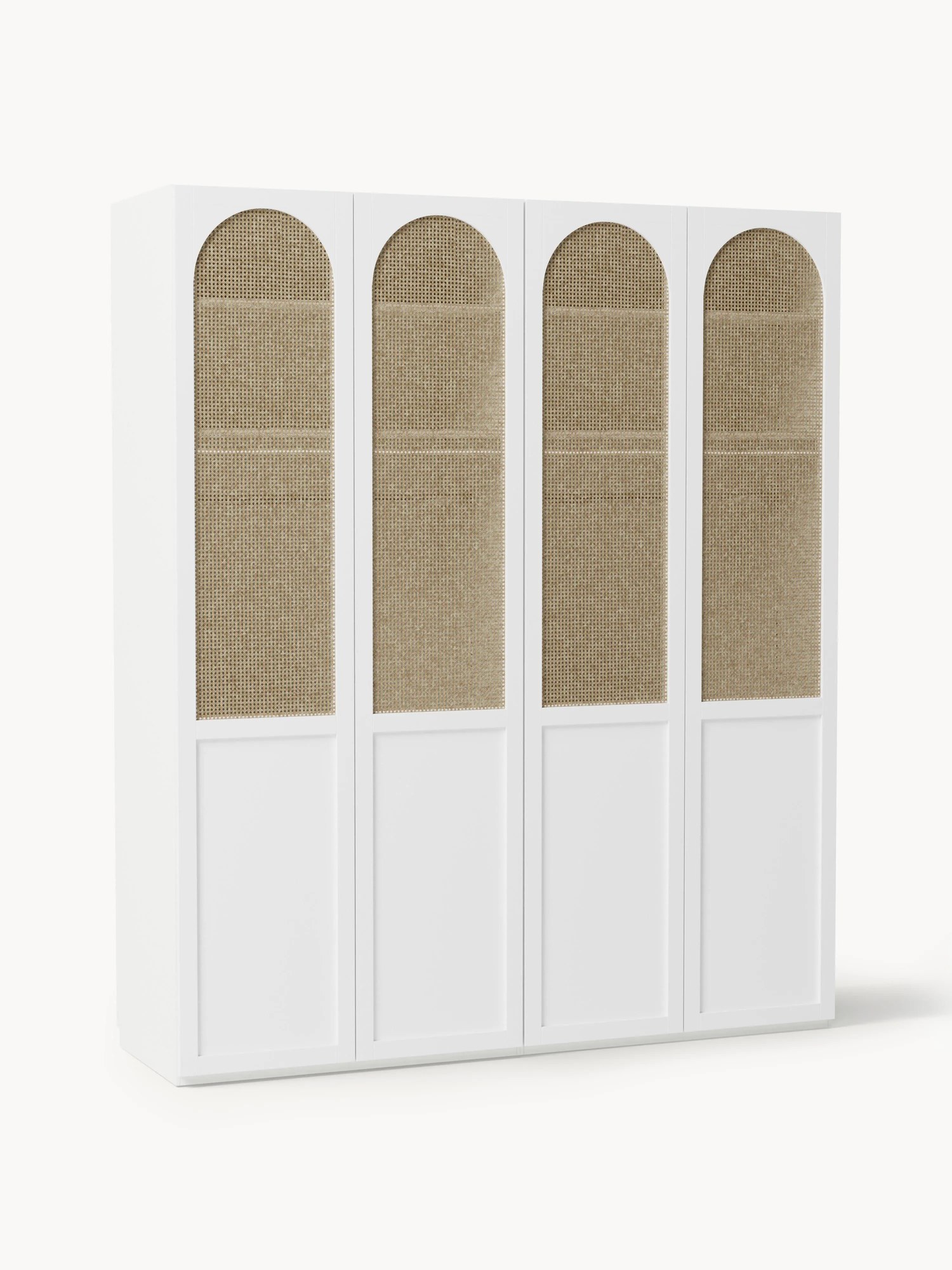 Modulárna šatníková skriňa's krídlovými dverami Jeanne, Š 200 cm, rôzne možnosti