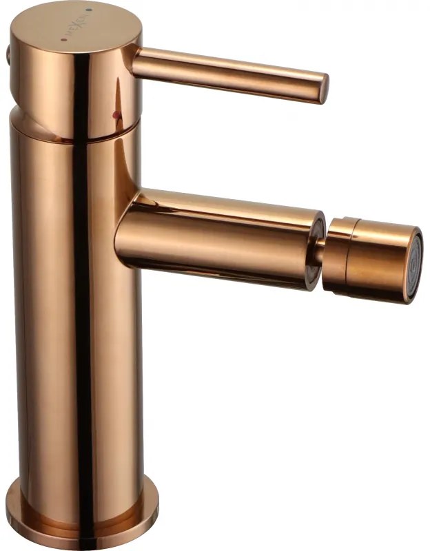 Mexen ELBA - bidetová batéria, ružovo-zlatá, 74120-60