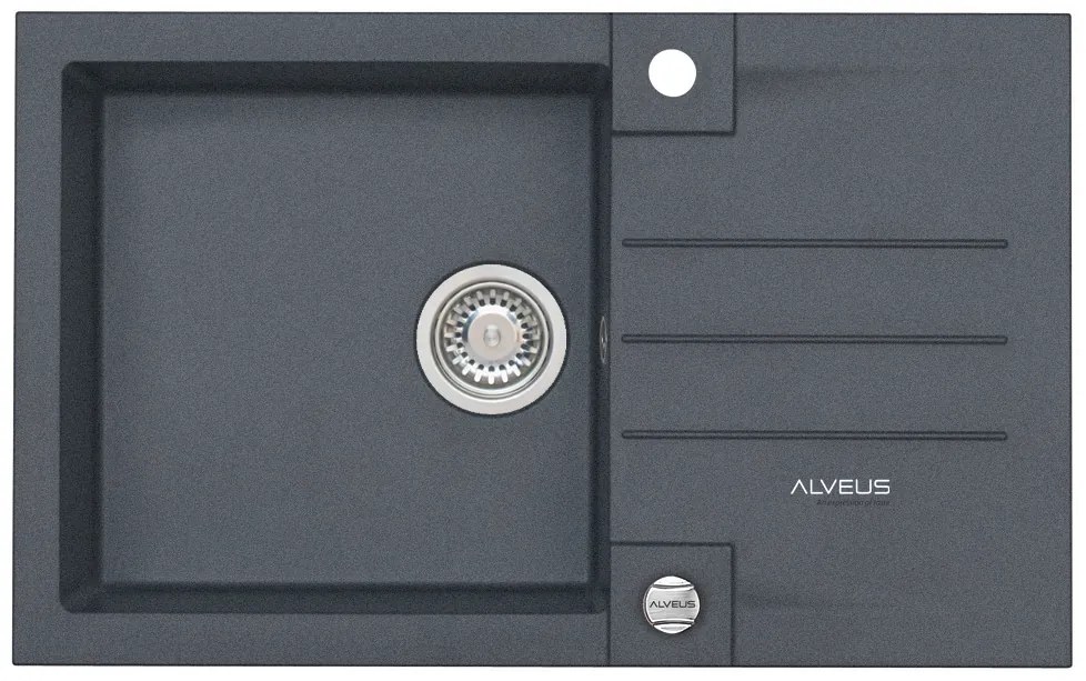 ALVEUS CZ ROCK 130 /05 TWILIGHT (780x480mm)+ pop- up sifon F