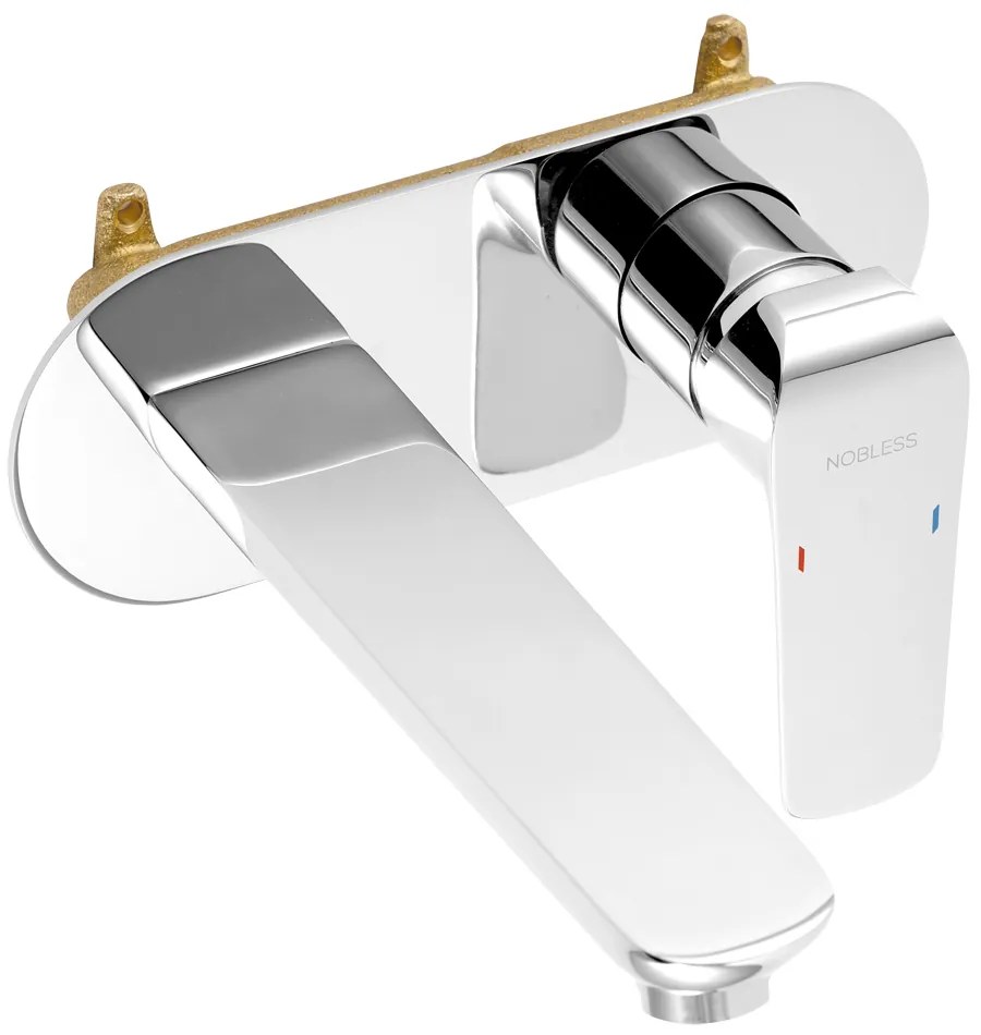 Novaservis Nobless Tina, podomietková umývadlová batéria s telesom, chrómová, 38200,0