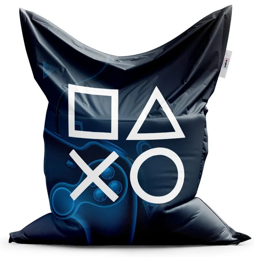 Sedací vak Classic konzola 1 - detský, čierna