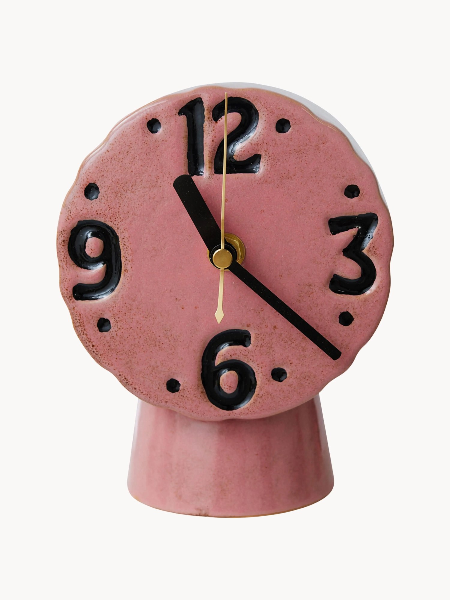 Ručne maľované stolové hodiny Retro