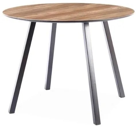 Jedálenský stôl Oakland, orech / čierna