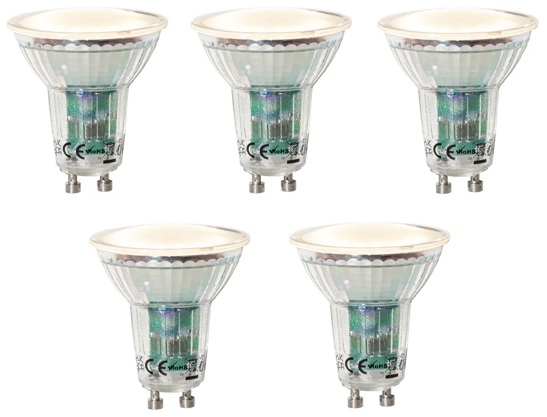 Sada 5 GU10 LED žiaroviek so súmrakovým senzorom 3W 200 lm 2700K