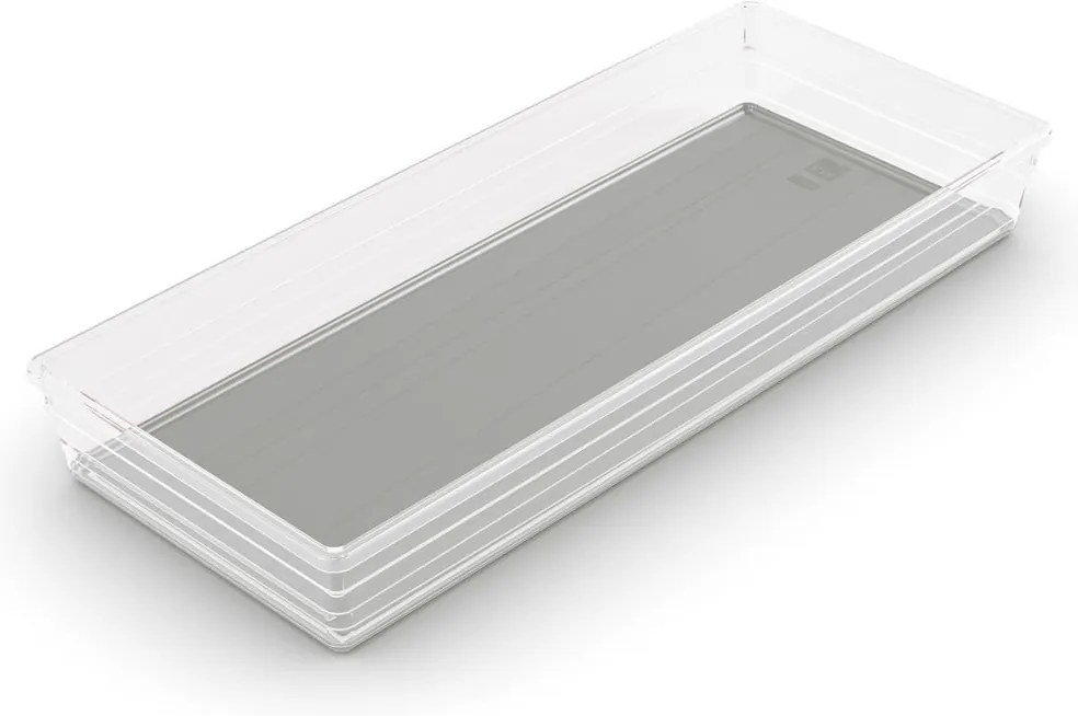 Curver Úložný box Sistema 8 - 37,5x15x5cm sivý