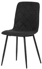 BONTEC Jedálenská stolička, čierna, látka, CT-283 BK2 Farba: Hnedá