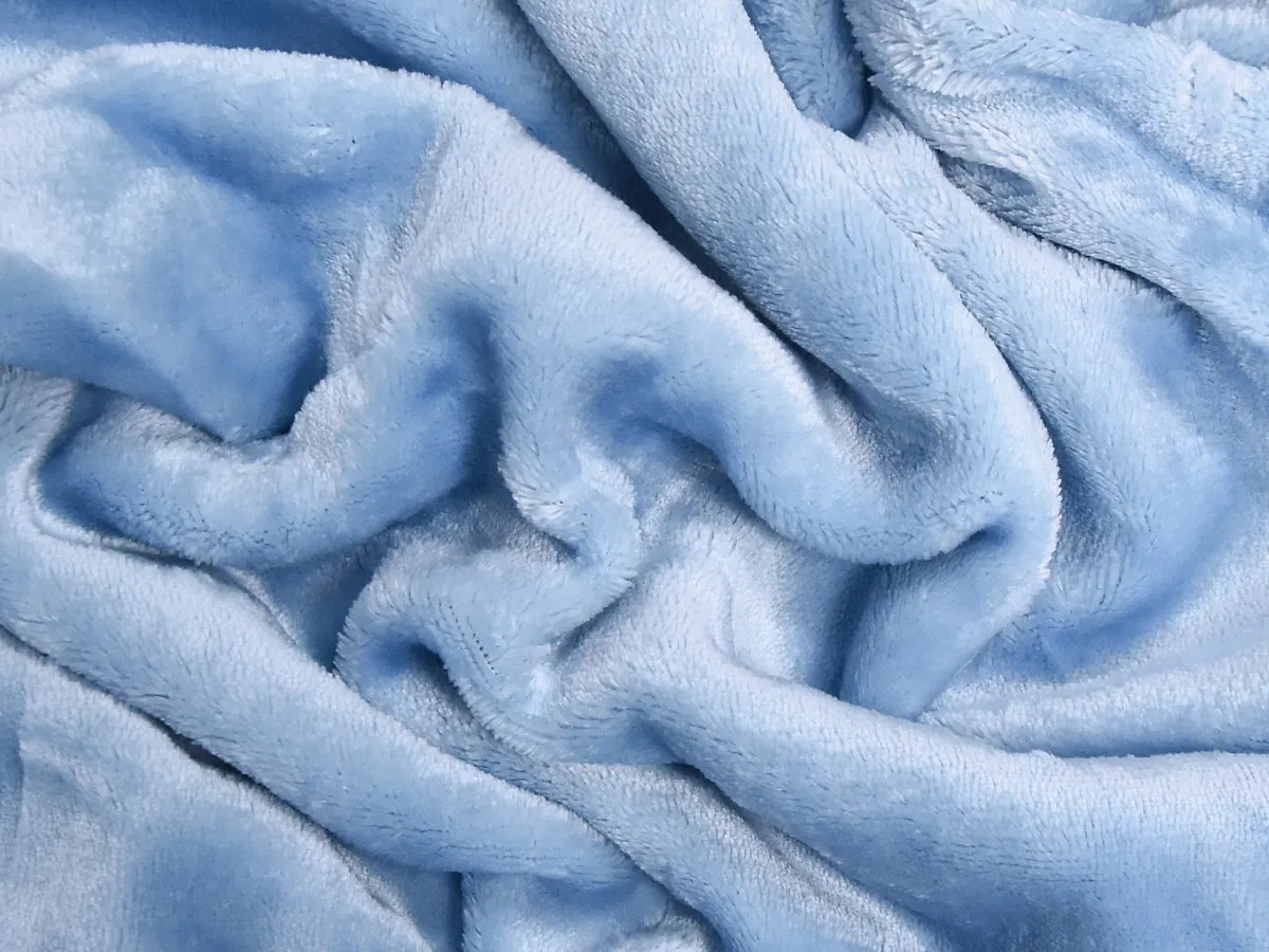 XPOSE® Mikroplyšová plachta Exclusive - svetlo modrá 200x220 cm