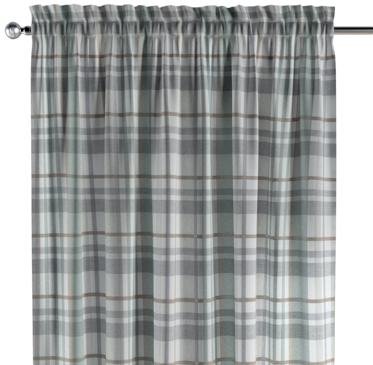 Záves s tunelom a volánom