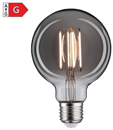 Diolamp LED Globe Filament žiarovka Smoky G95 8W/230V/E27/1800K/400Lm/360°