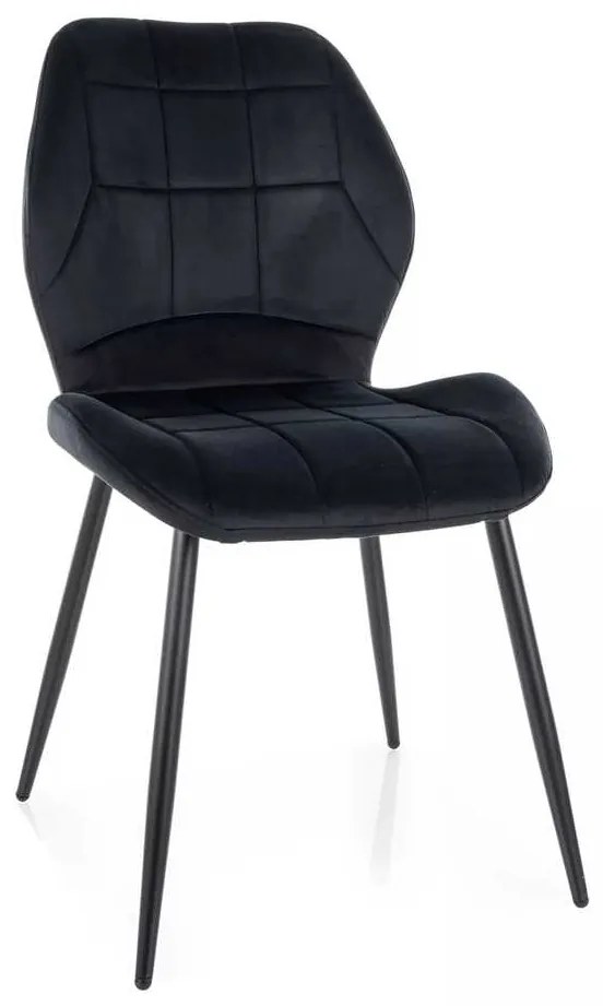 Jedálenská stolička Verso, čierna