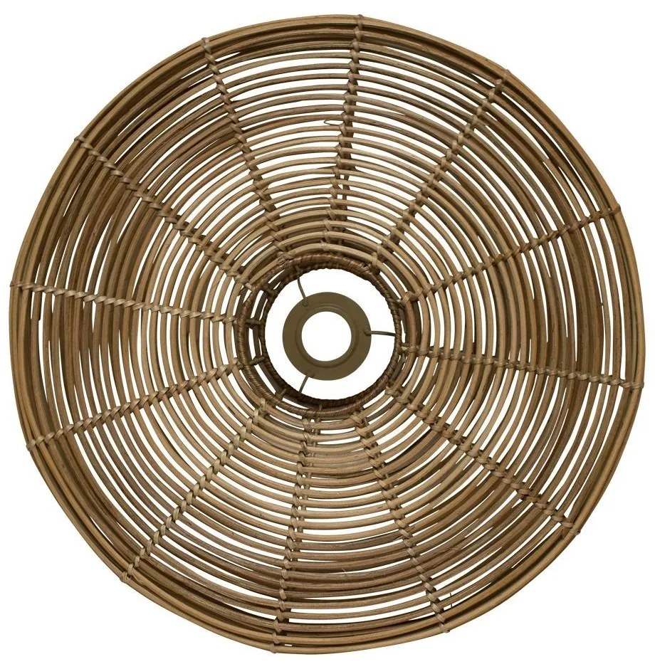 Prírodné guľatá nástenná ratanová lampa Billi - Ø 51 * 21cm Prírodné guľatá nástenná ratanová lampa Billi - Ø 51 * 21cm