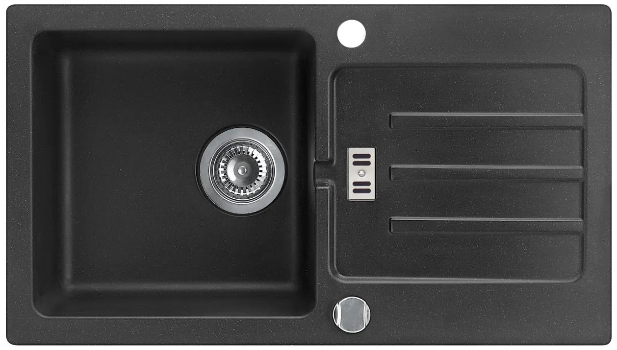 ALVEUS CZ VICTORIA 30 / 91 černá (770x430mm)+pop-up sifon F