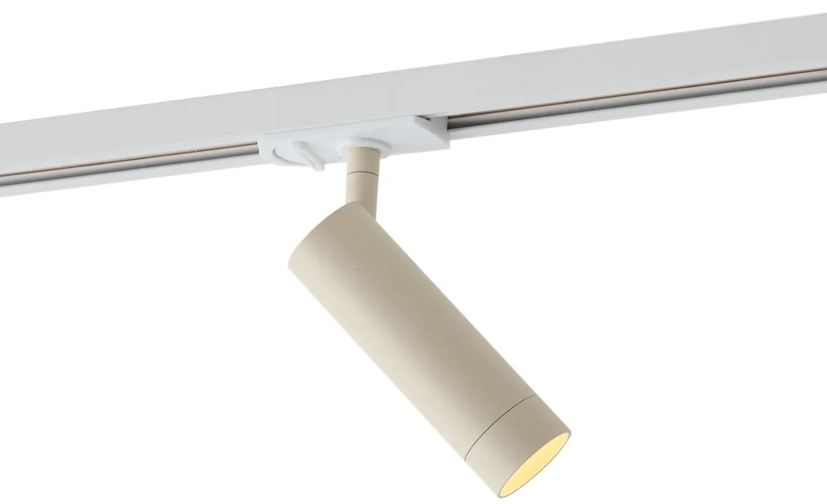Moderný béžový reflektor pre 1-fázový koľajnicový systém GU10 35mm - Iconic Jeana Luxe