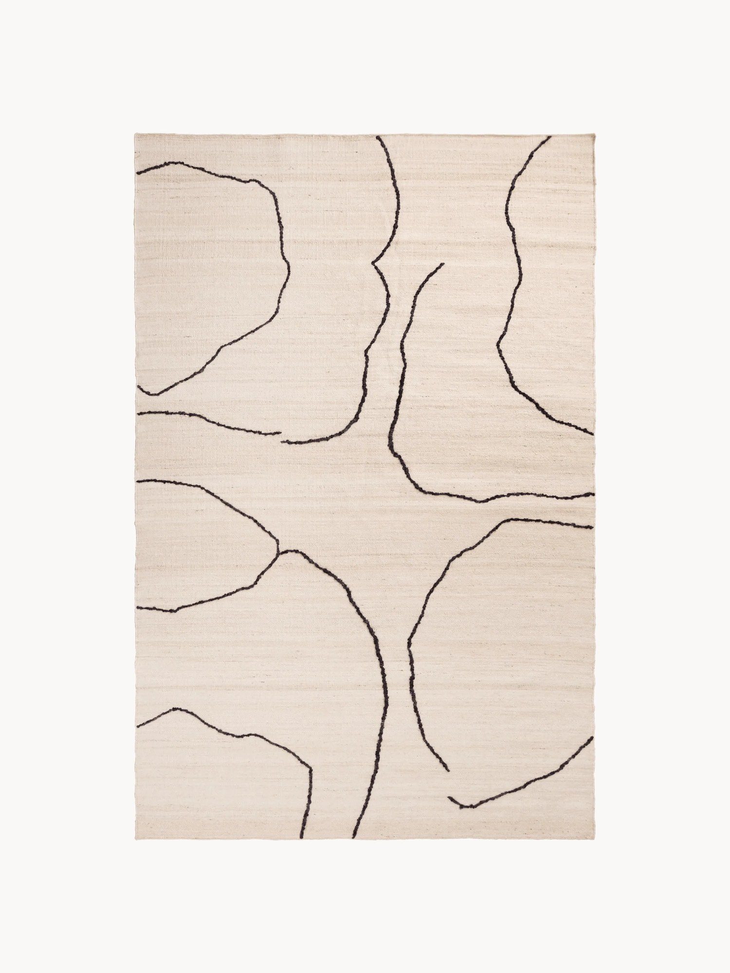 Ručne tkaný jutový koberec Gesso