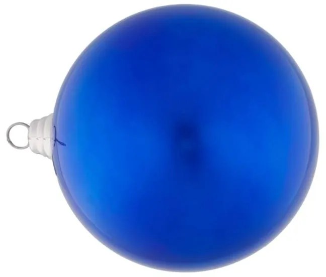 DECOLED Plastová guľa, priemer 20 cm, modrá lesklá, UV