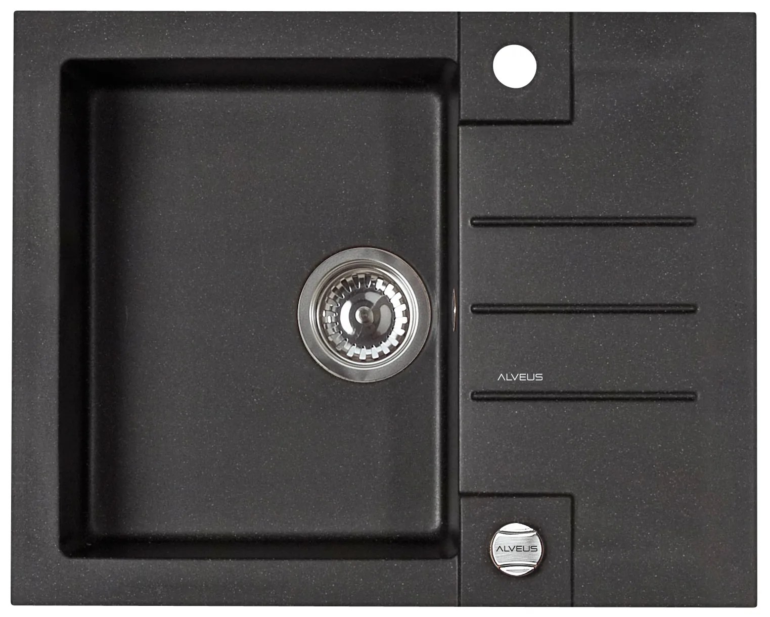 ALVEUS CZ ROCK 30 G- 91 černá (595x475mm)+ pop- up sifon