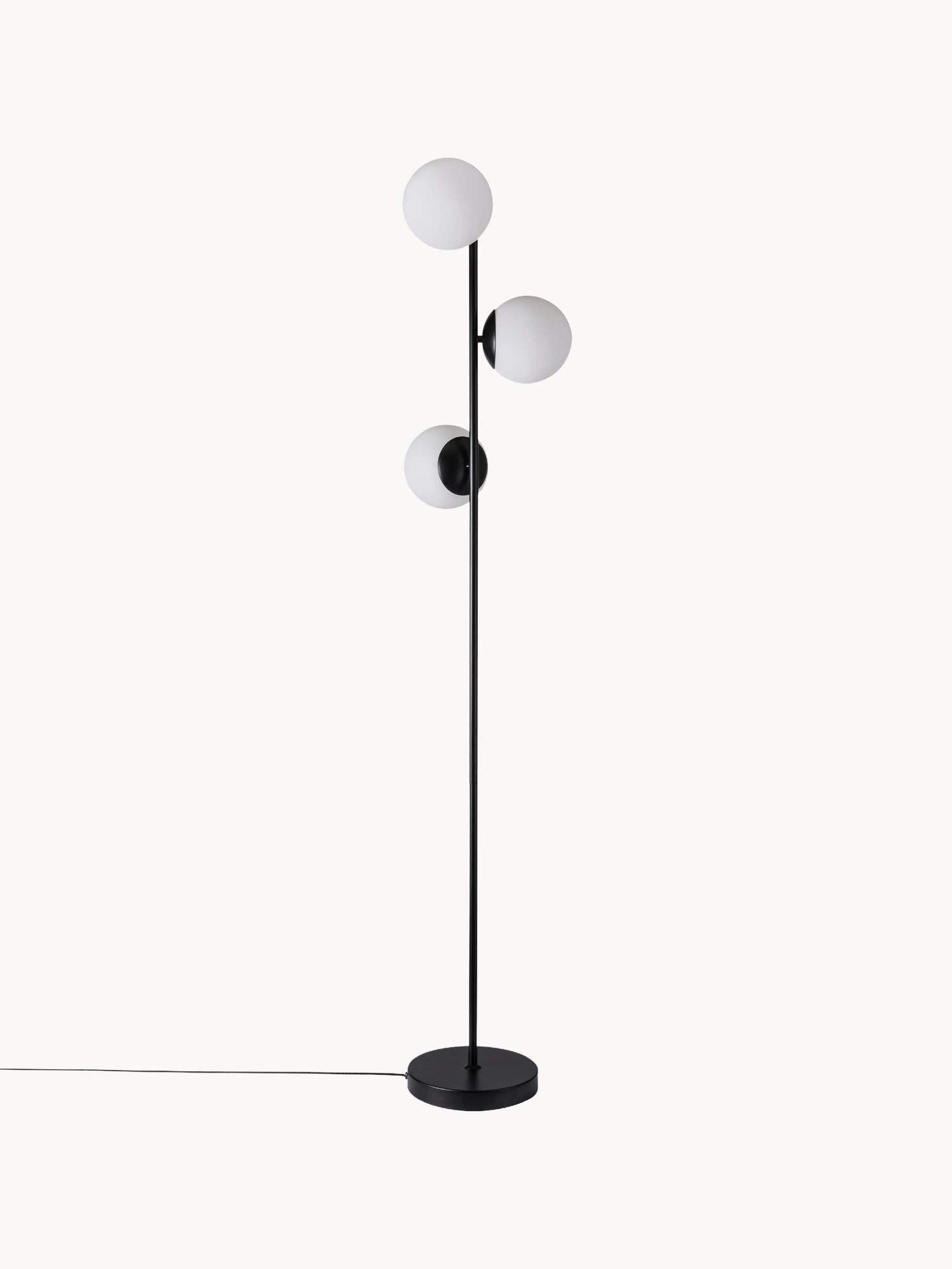 Stojacia lampa z opálového skla Lilly