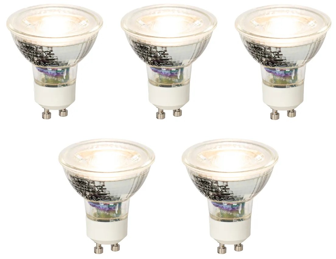 Sada 5 stmievateľných LED žiaroviek GU10 5W 370lm 3000K