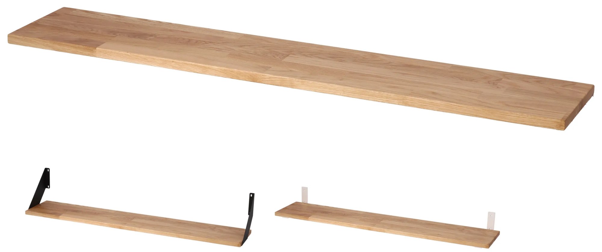 ATMOWOOD Dubová polica 100 cm