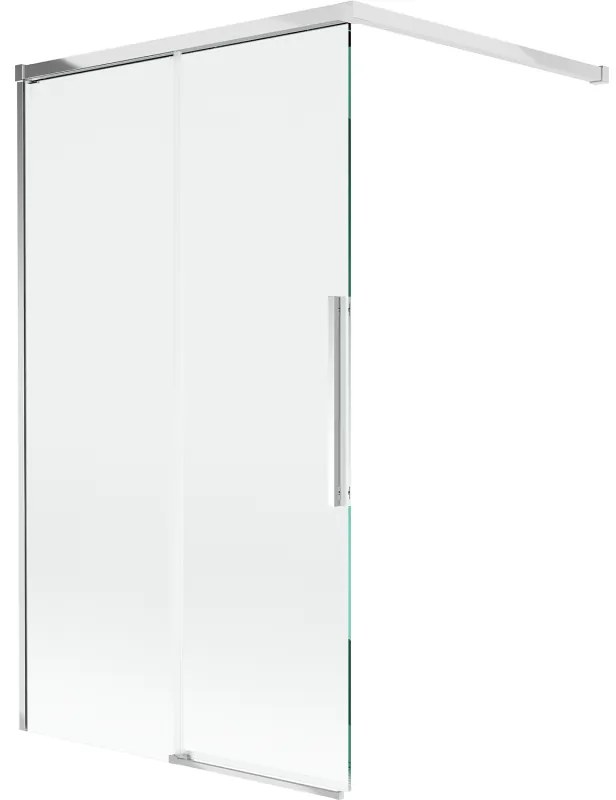 Mexen Rox, 2-krídlová posuvná vaňová zástena 100 x 150 cm, 8mm číre sklo, chrómový profil, 8C9-100-003-01-00