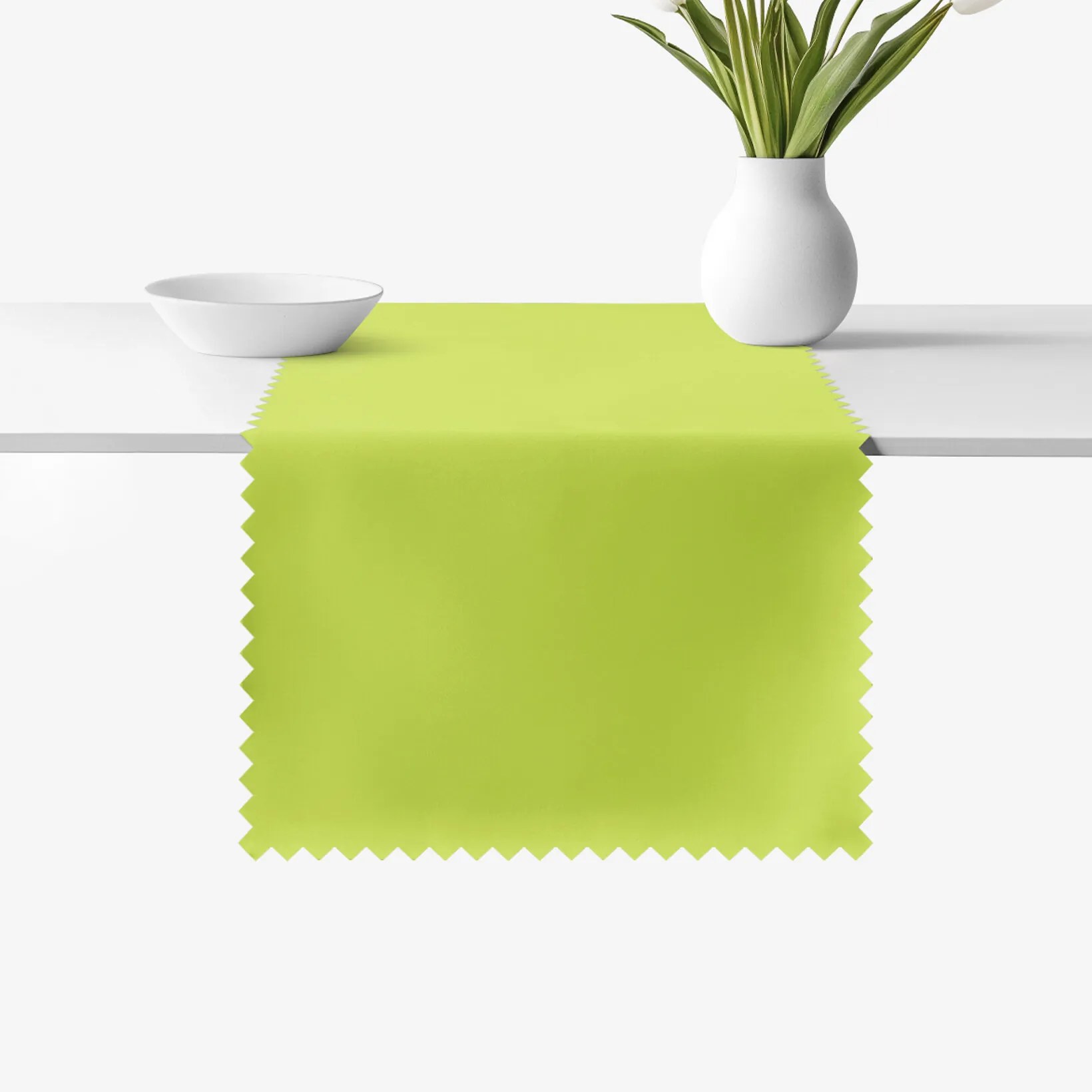 Goldea veľkonočný behúň na stôl teflónový - zelený 20x120 cm