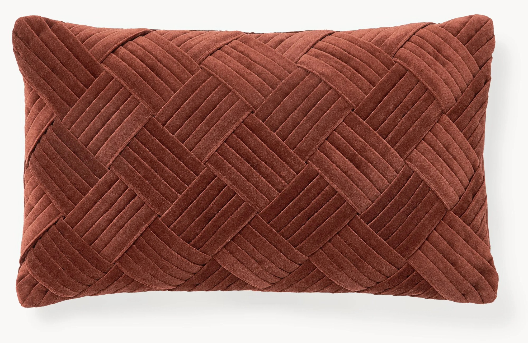 Zamatový poťah na vankúš so štruktúrovaným vzorom Sina