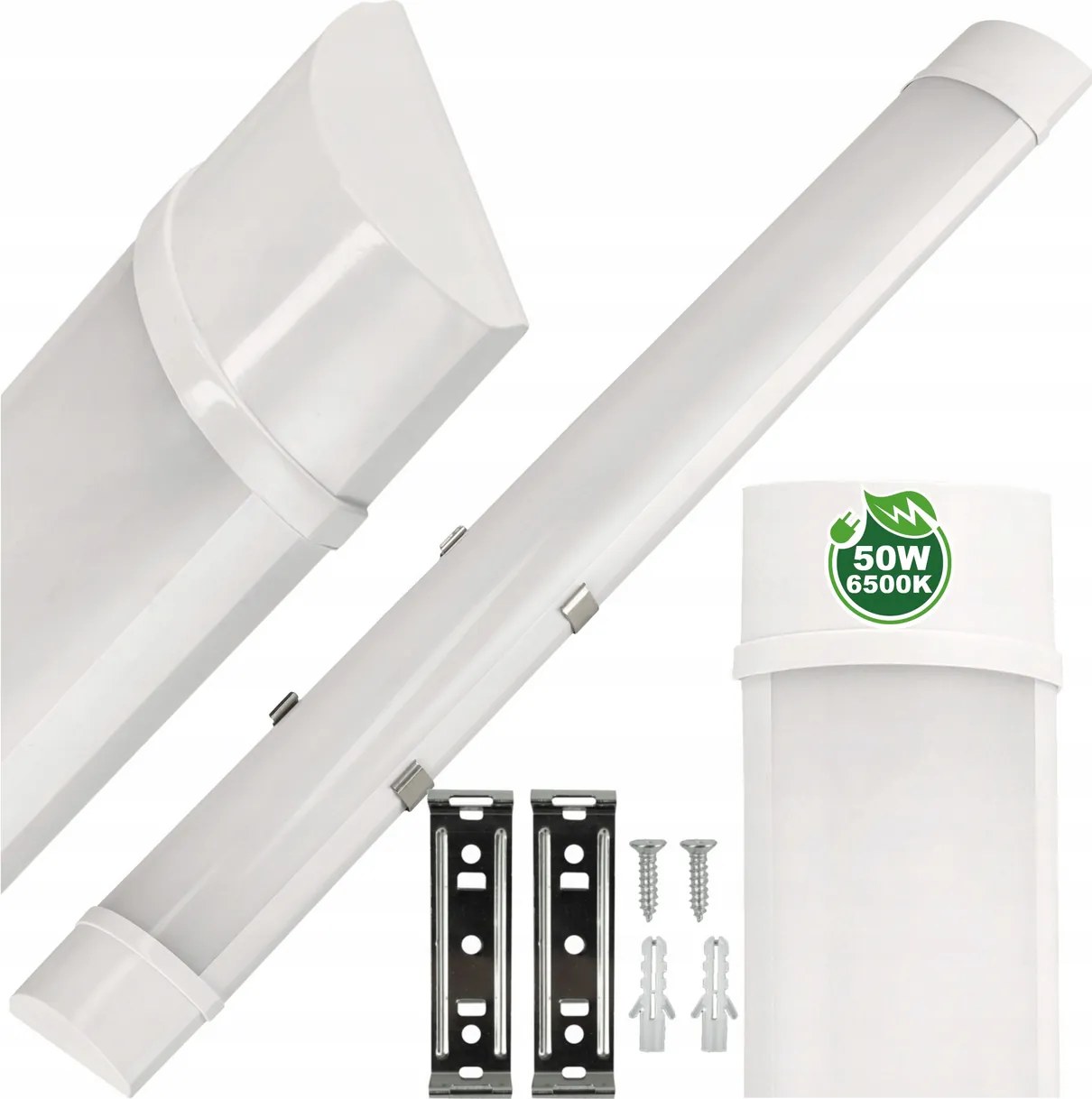 ECOLIGHT LED dielenské svietidlo 150cm - 230V - 50W - IP20 - studená biela