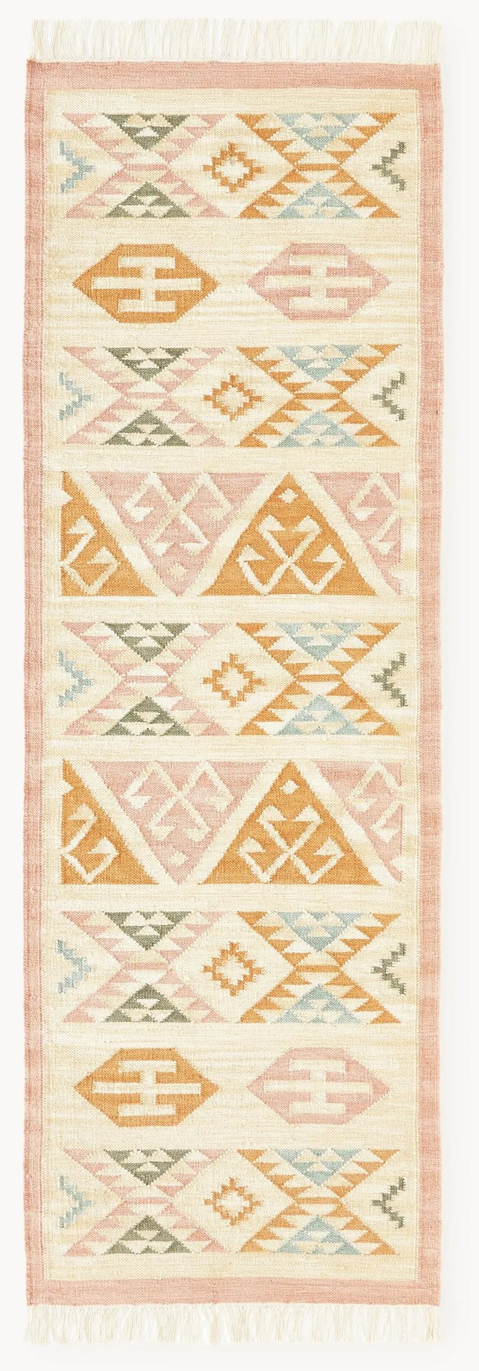 Ručne tkaný vlnený behúň Anisa