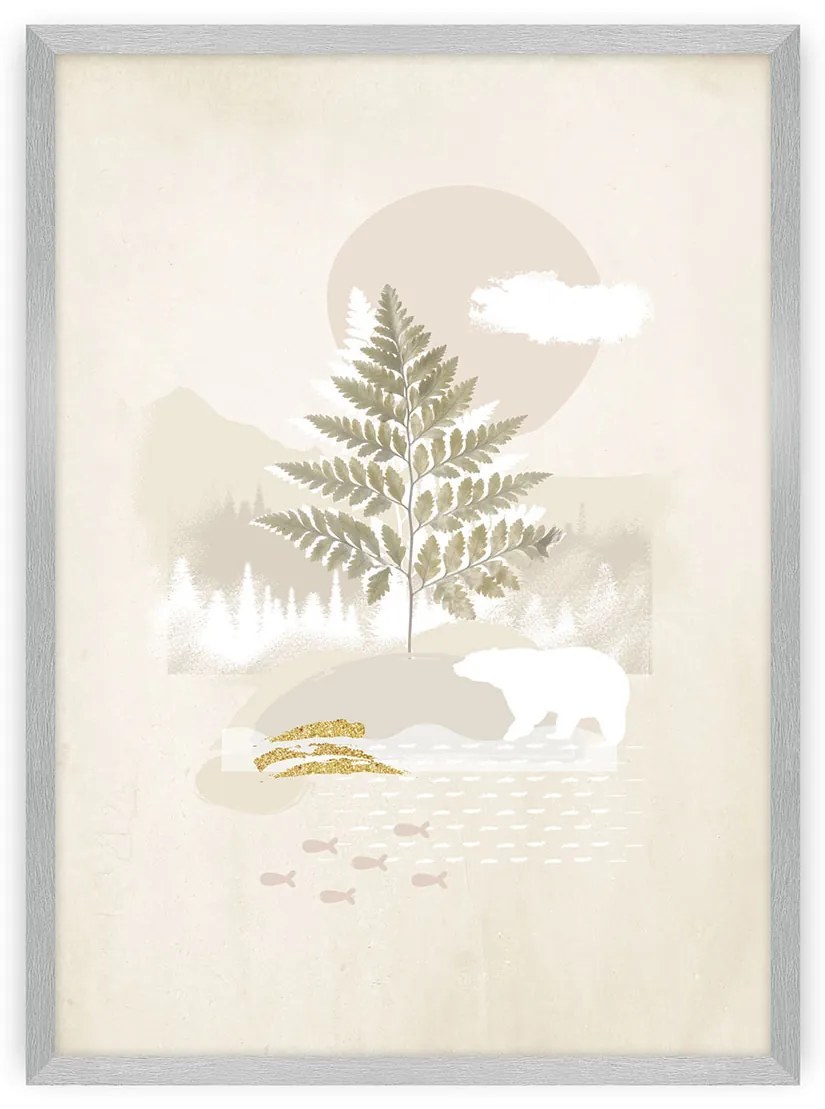 Plagát Beige Abstarct II