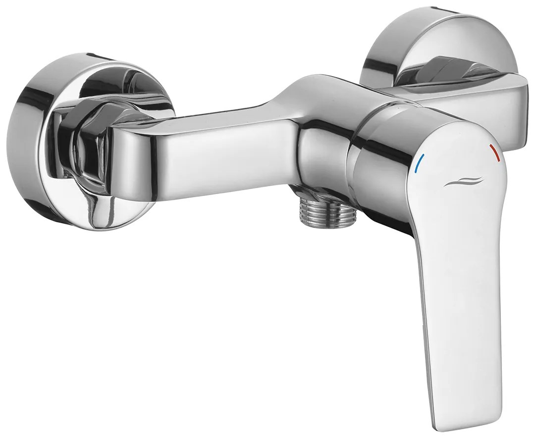 Kuchinox Borgo, nástenná sprchová batéria 150mm, chrómová, LAV-BKB_040D