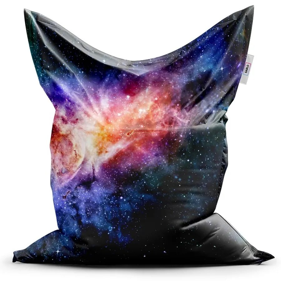 Sedací vak Classic vesmírna žiara - detský, farebná