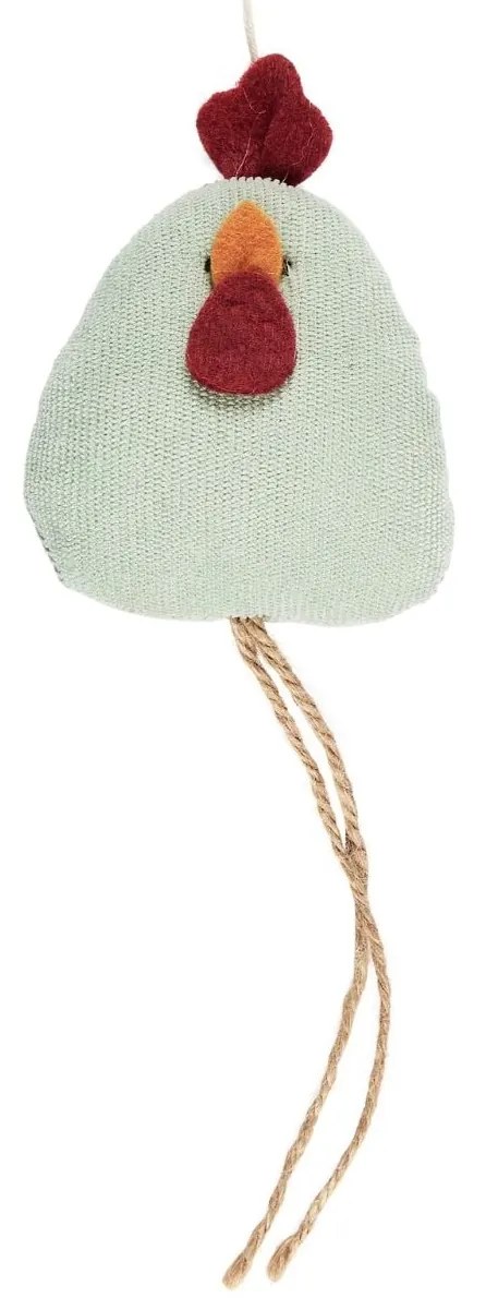 Ib Laursen Závesná veľkonočná dekorácia Hen long Legs Zelená