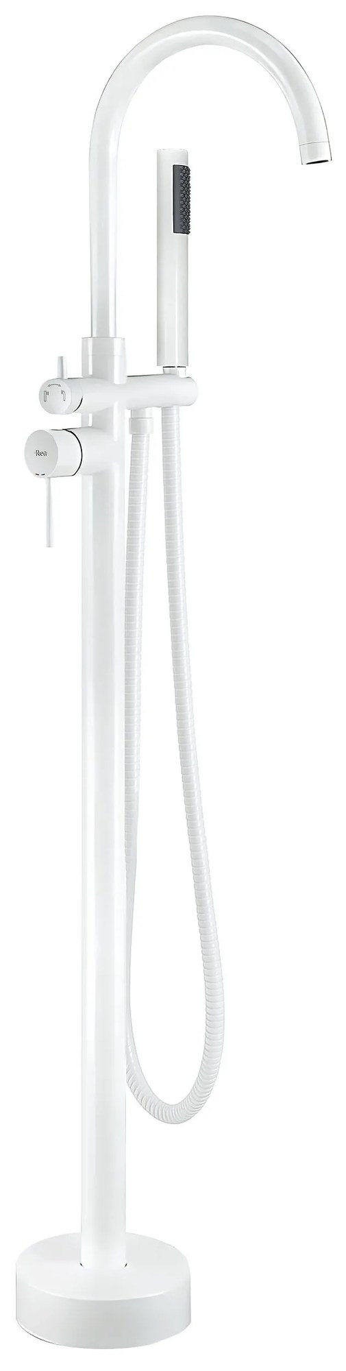 Rea Lungo, voľne stojaca batéria h-1105, biela, REA-B7494