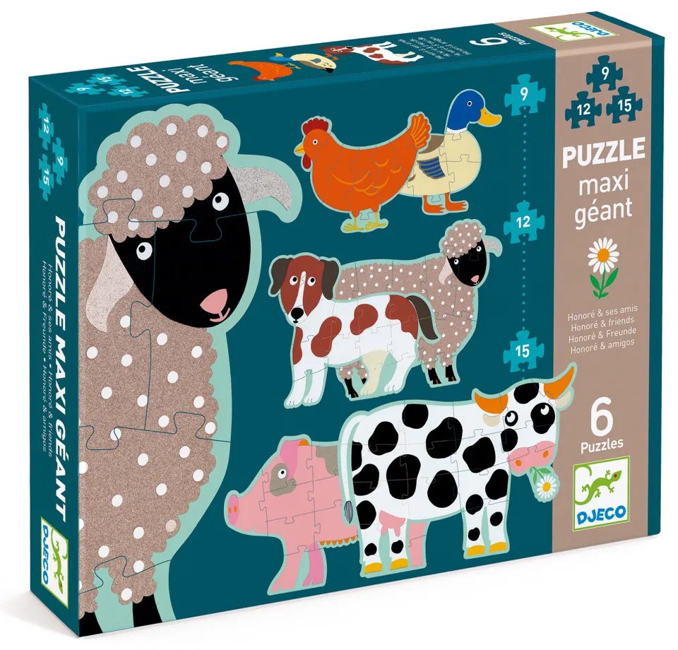 Ovečka a priatelia – 9, 12, 15 dielikov