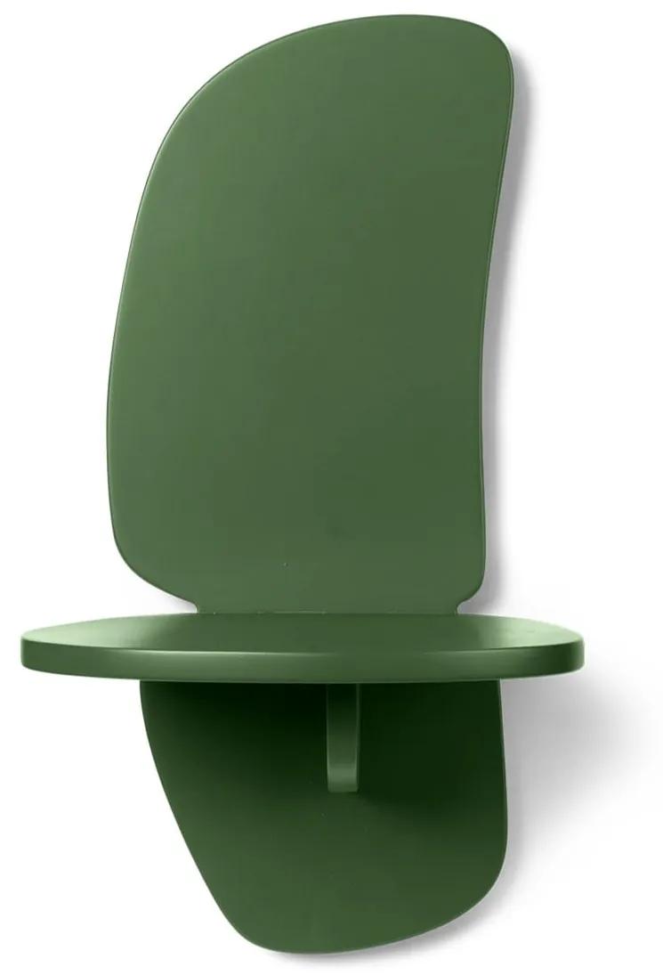 Ferm Living Nástenná polica Pilu Verdant Green Large