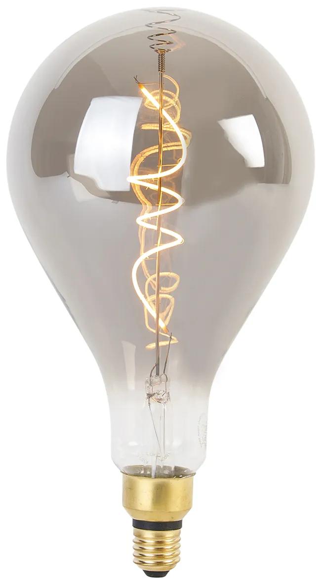 E27 Stmievateľná LED žiarovka so špirálovým vláknom A165 Dymová 4W 120lm 1800K