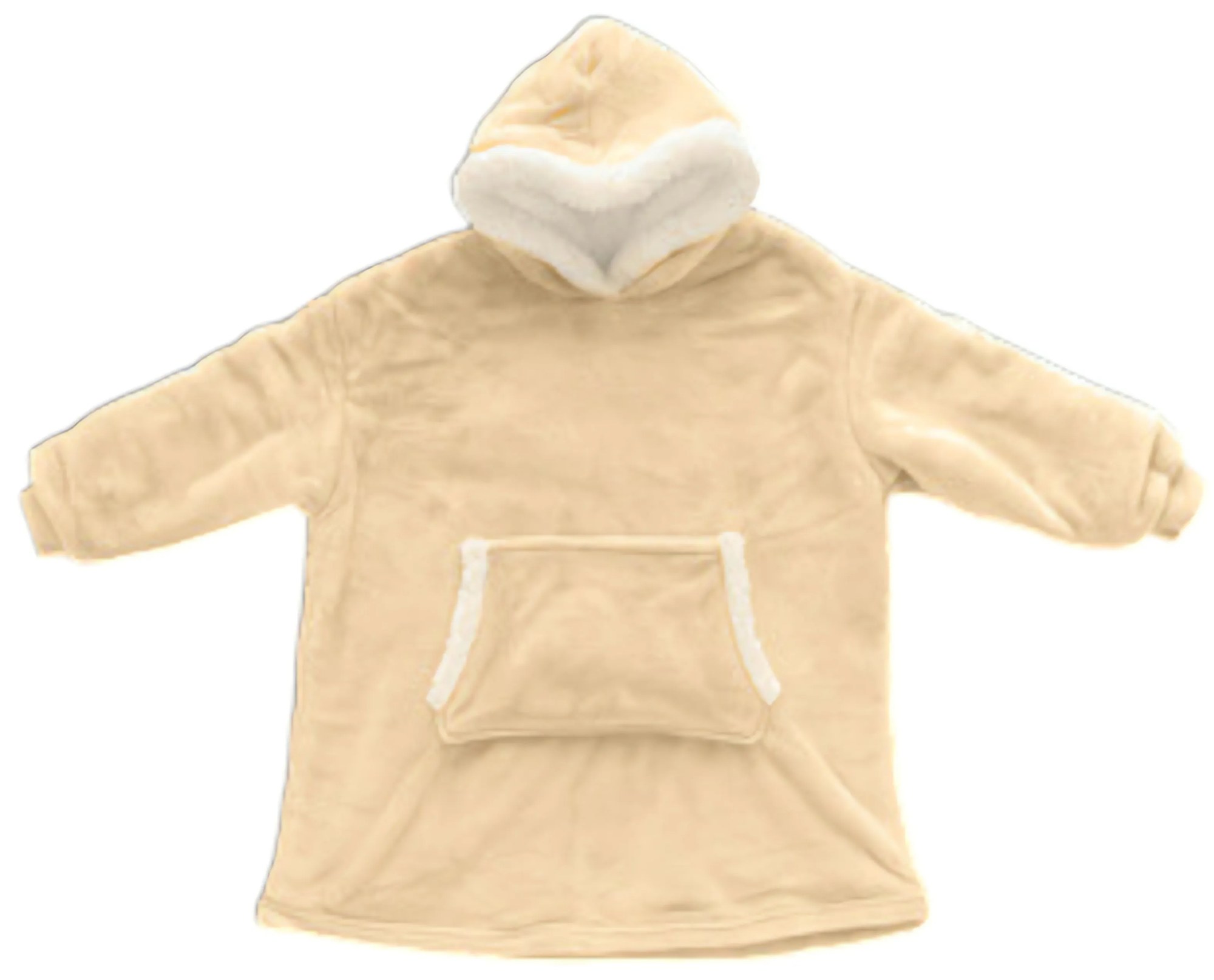 Ruhhy 26146 TV mikina s kapucňou XXL, béžová