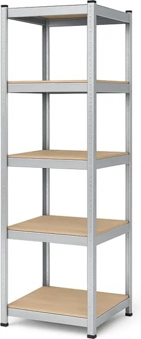Regál 180x40x40 cm pozinkovaný 5-policový, nosnosť 875 kg