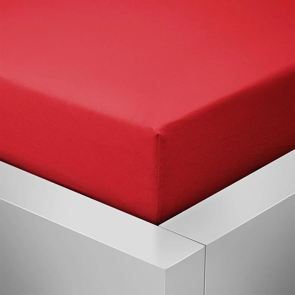 Homeville jersey plachta ELASTIC červená - 140x200 cm