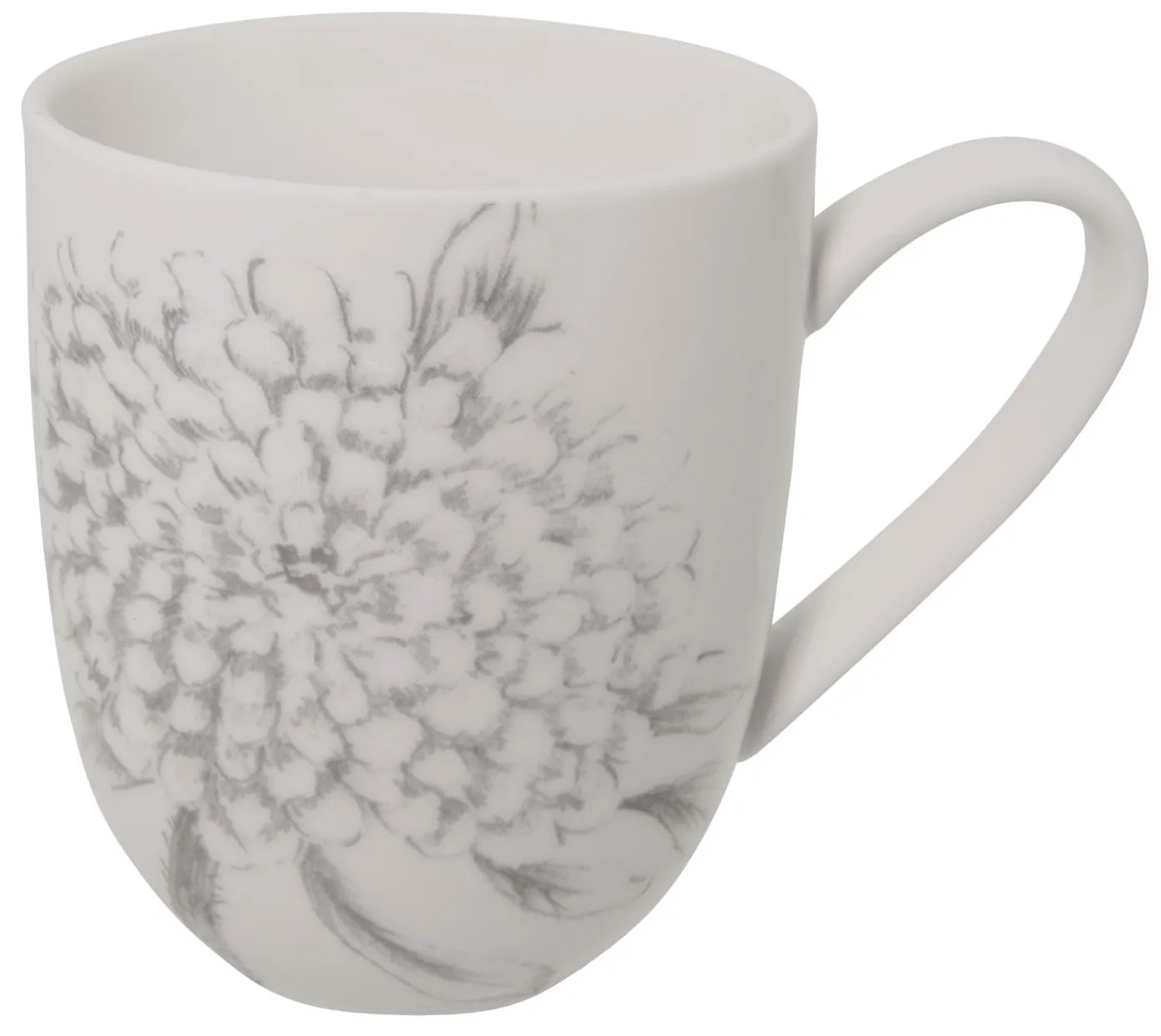 Hrnček Chrome flowers - 9 * 11 cm