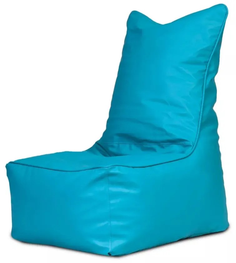 INTERMEDIC SK - Sedací vak Kreslo ELEGANT z ekokože | ergonomické kreslo 105×85×40 cm, 350 l Farba: E20 - Zeleno-modrá (tyrkysová) (Ekokoža)